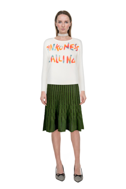 Outfit scarlett 50 pumps and pinko sweater