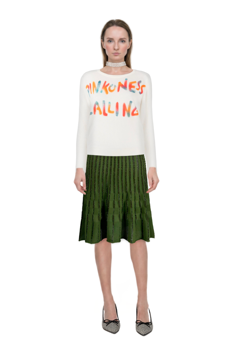 Outfit scarlett 50 pumps and pinko sweater