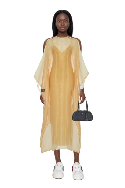 Outfit sphinx dress and medium friday curved tote bag