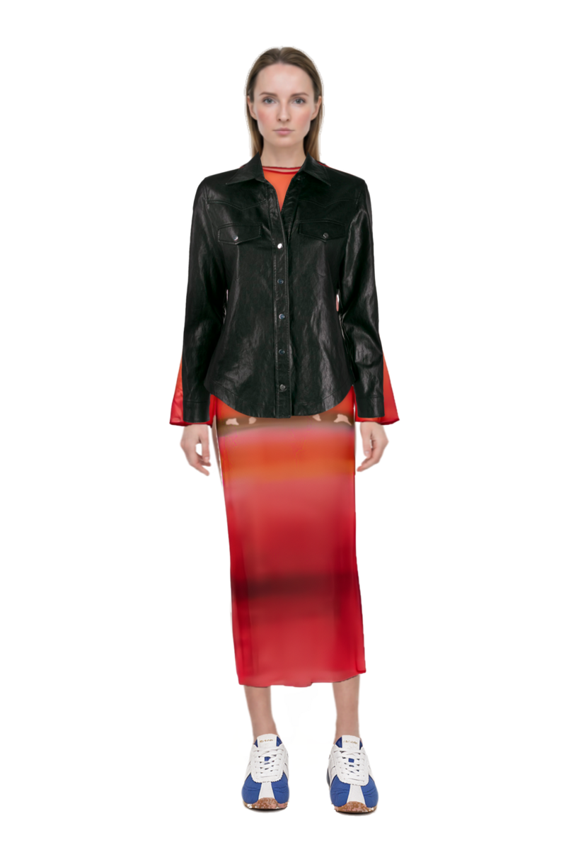 Outfit the 400 bleecker runner sneakers and nora bell-sleeve cover up