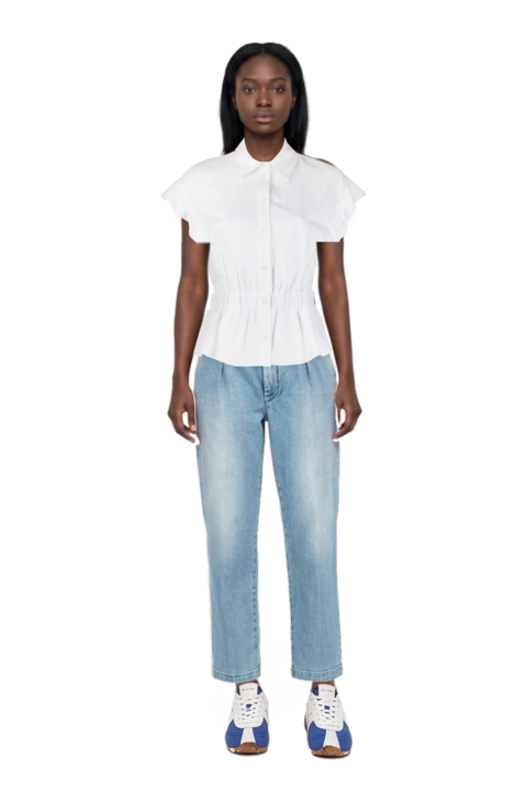 Outfit the 400 bleecker runner sneakers and pinko shirt