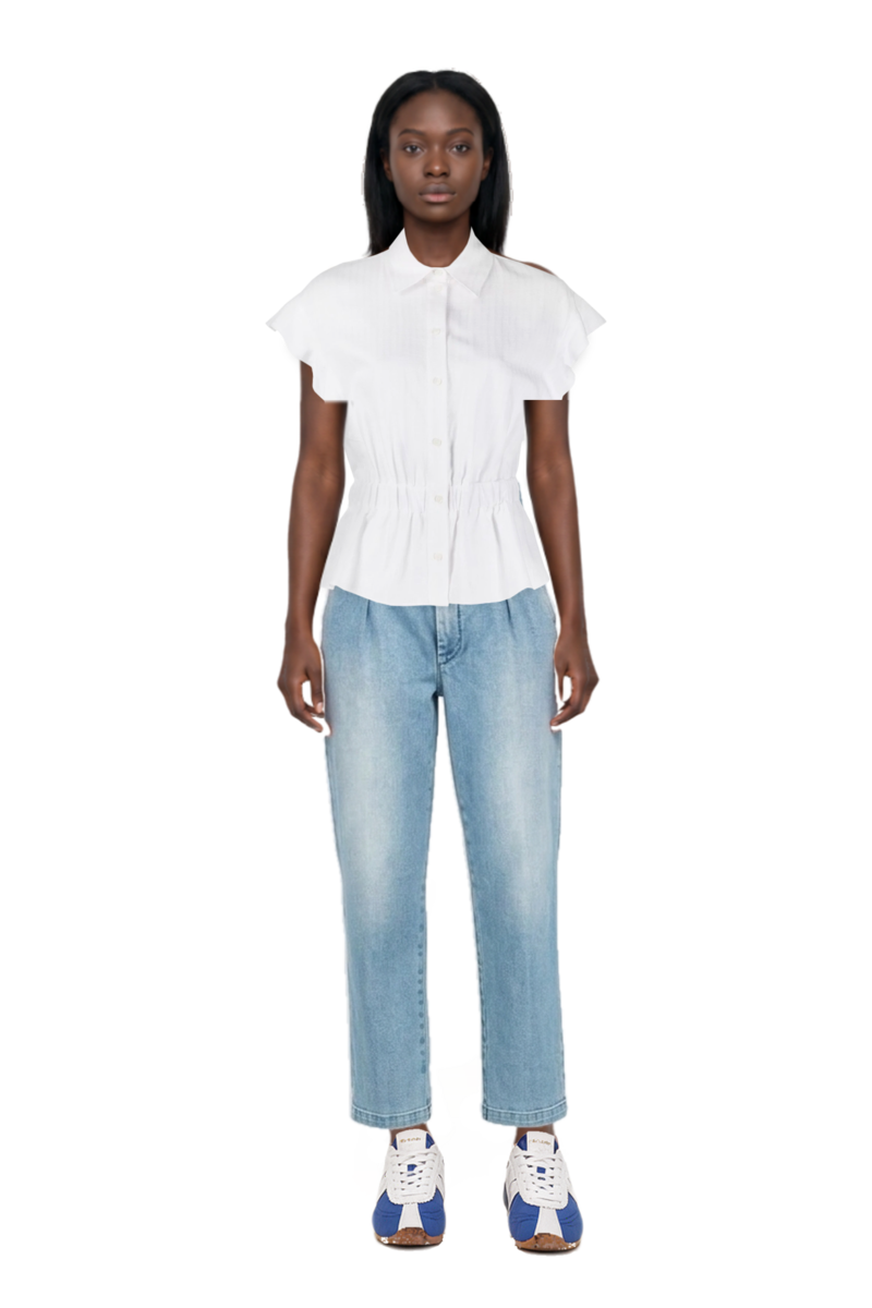 Outfit the 400 bleecker runner sneakers and pinko shirt
