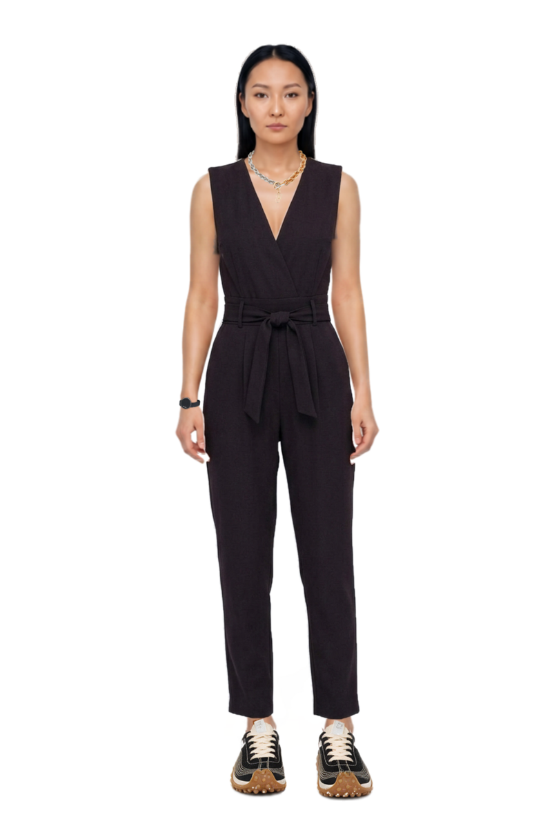 Outfit mesh mirage sneakers and pinko jumpsuit