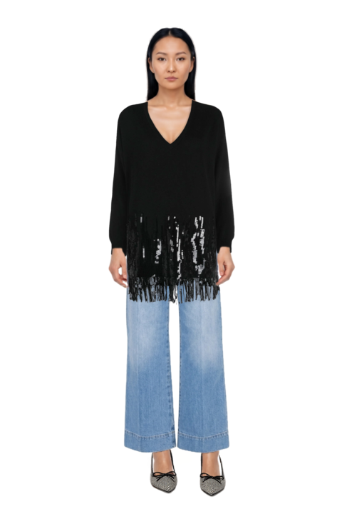 Outfit alina flared jeans and scarlett 50 pumps