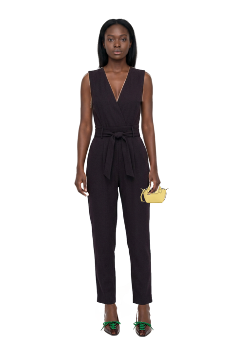 Outfit lace-up pointed-toe pumps and le pliage xtra xs handbag