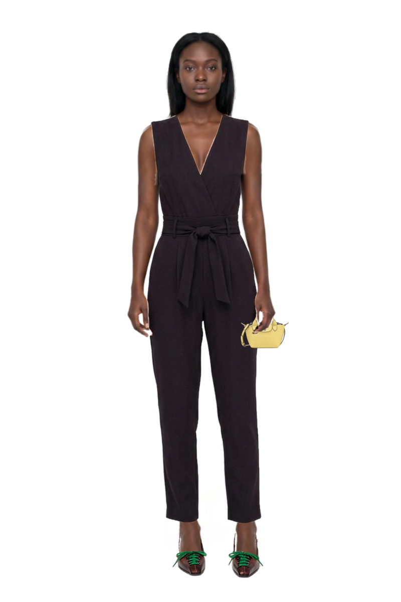 Outfit lace-up pointed-toe pumps and le pliage xtra xs handbag