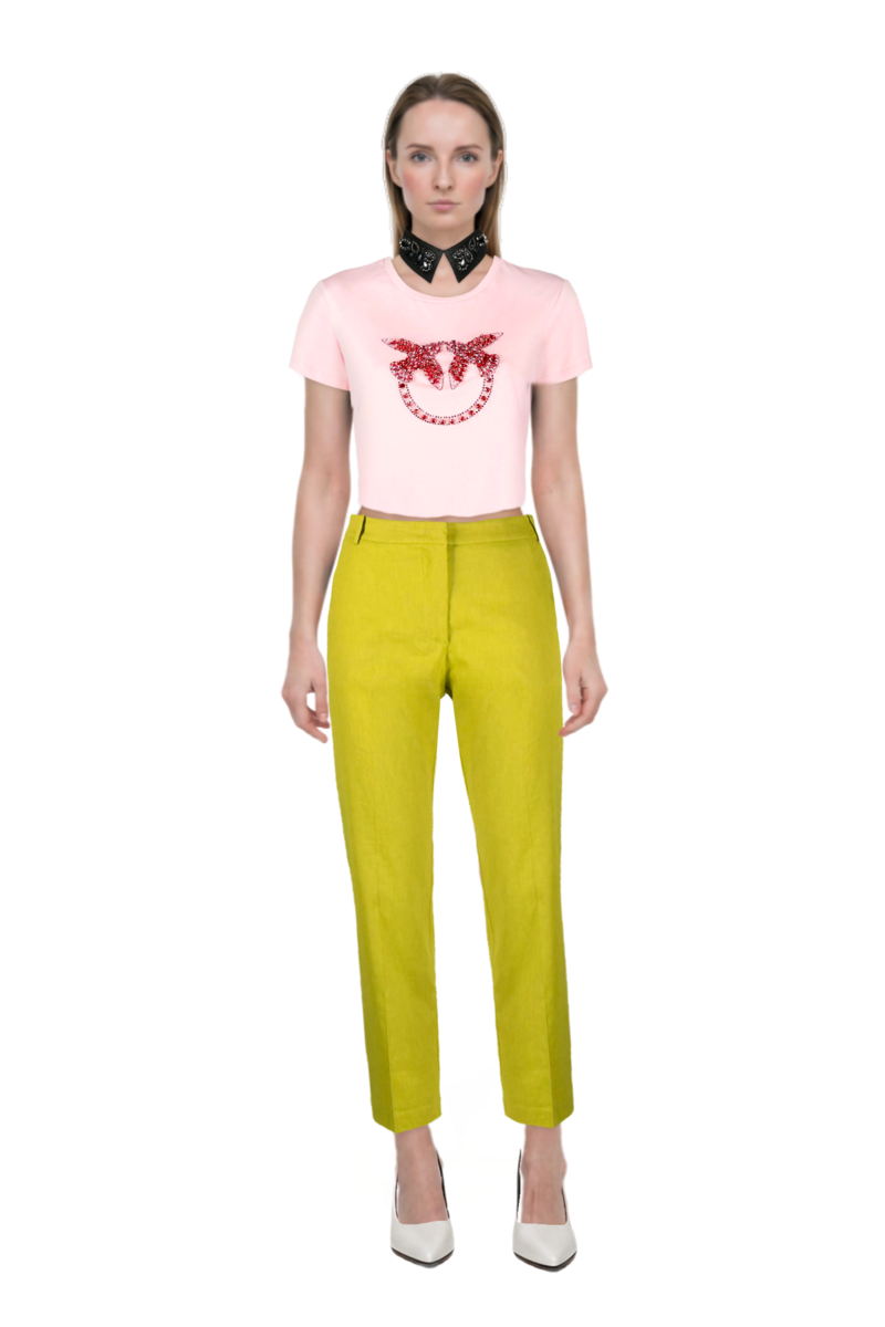 Outfit pinko trousers and fame leather pumps