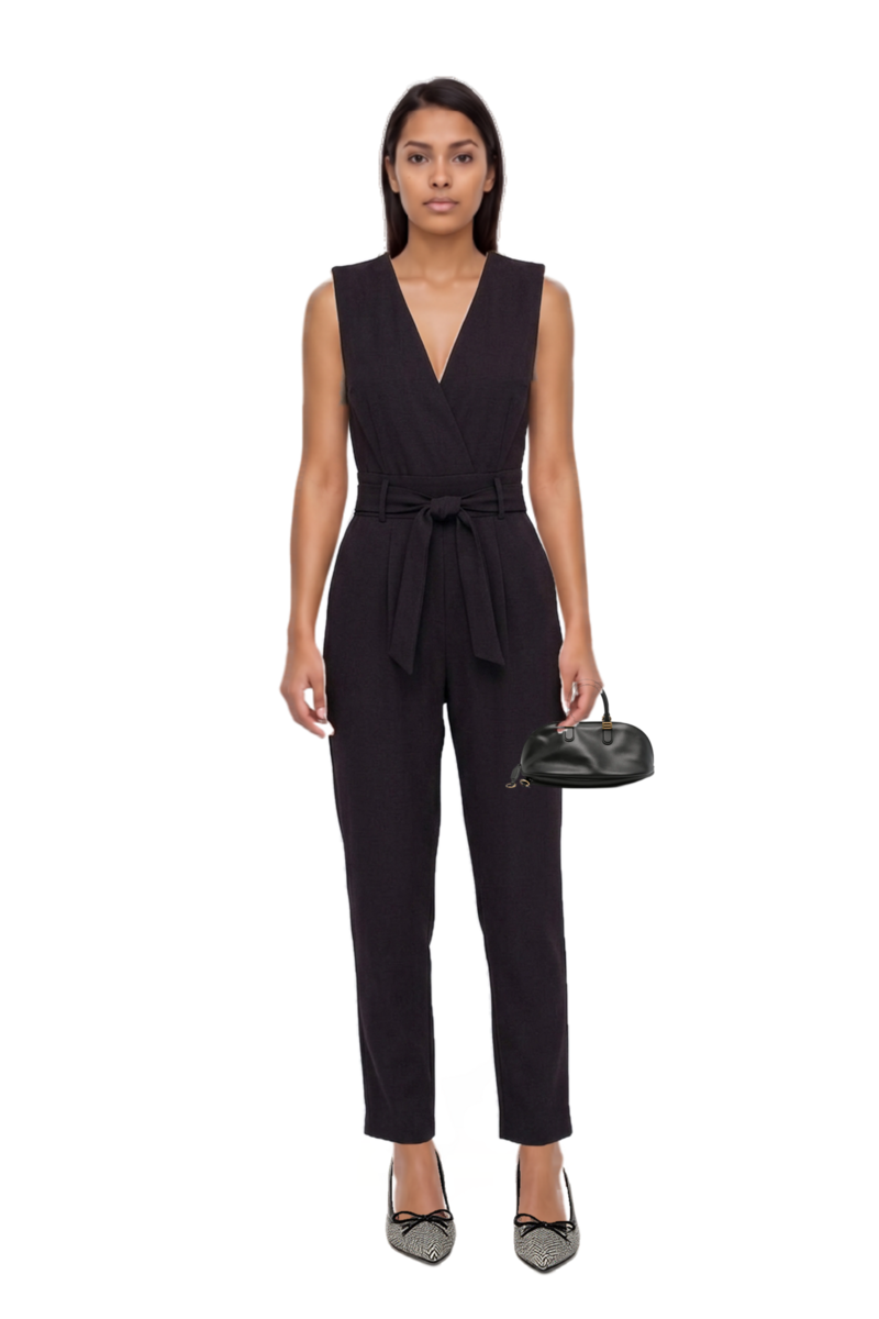 Outfit bolero bowling bag medium in black and scarlett 50 pumps