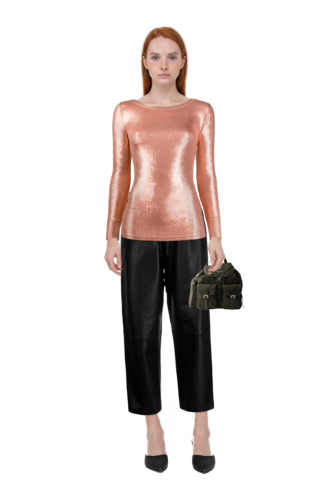 Outfit medium quilted re-nylon backpack with saffiano leather trim and le cœur pointed-toe mules