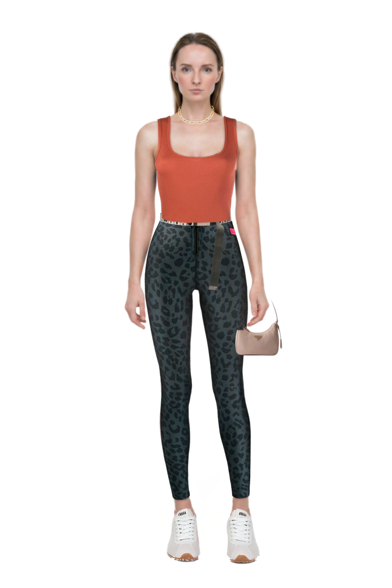 Outfit re-edition 2005 nubuck and saffiano leather mini-bag and plume mesh fabric sneakers