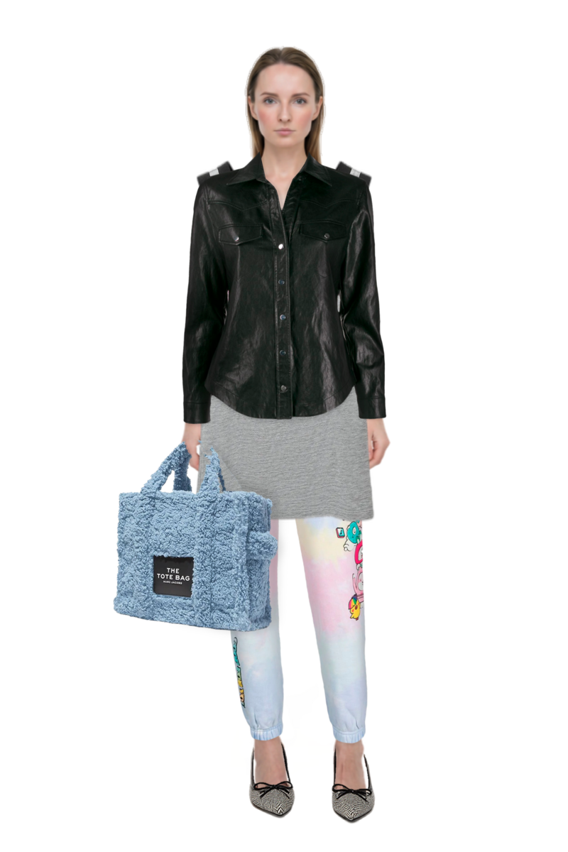 Outfit scarlett 50 pumps and printed cotton-jersey tank top