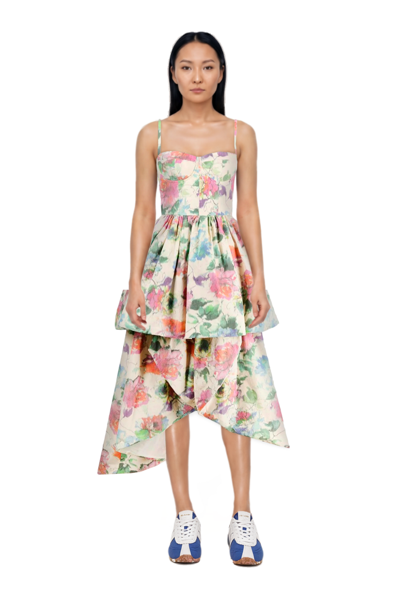 Outfit the 400 bleecker runner sneakers and pinko sundress