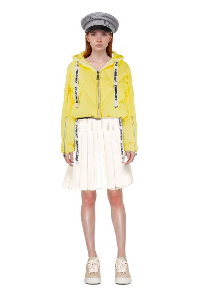 Outfit denim mini dress and 23 windbreaker