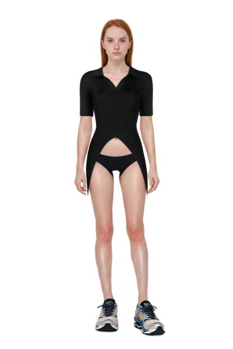 Outfit wave prophecy 1 sneakers and pinko dress