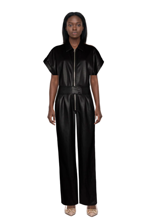 Outfit vlogo signature slingback pumps and 23 jumpsuit