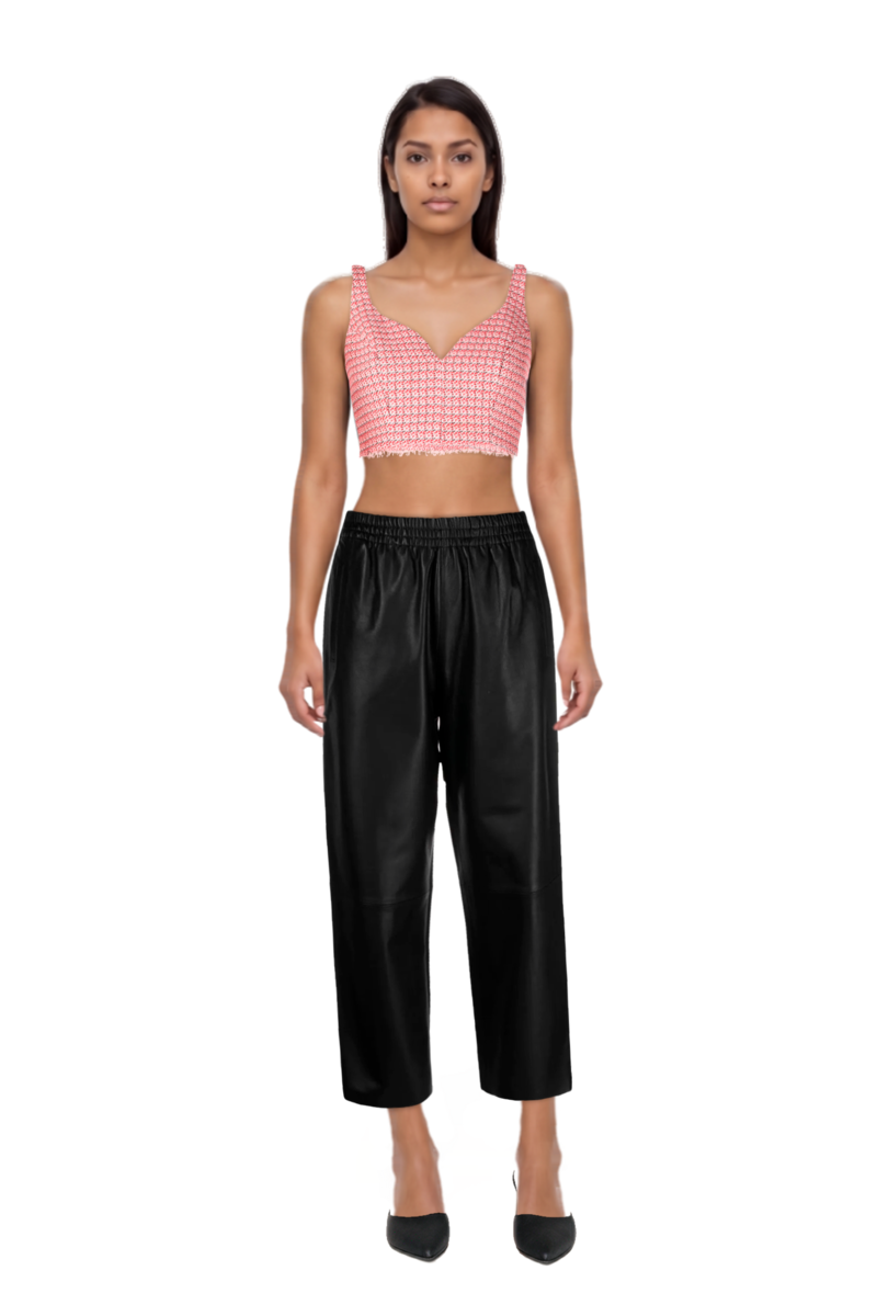 Outfit le cœur pointed-toe mules and pinko top