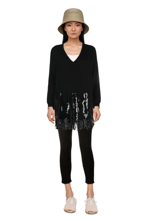 Outfit pinko top and x jacquemus moon shoe sneakers