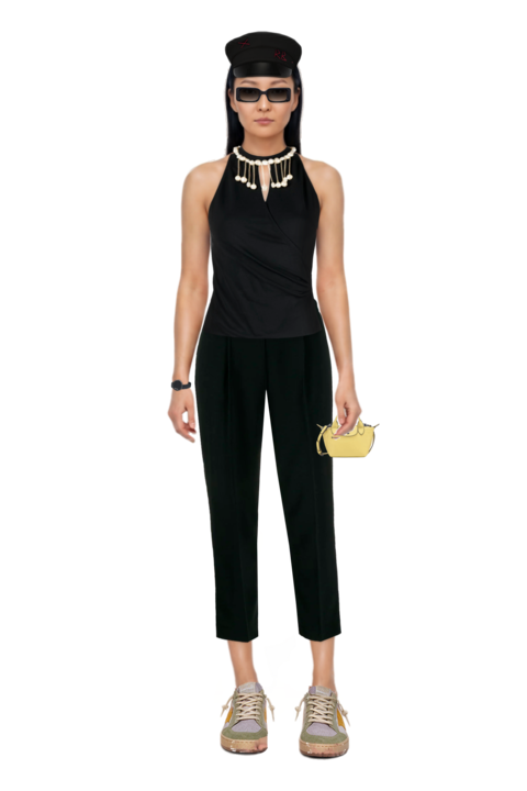 Outfit le pliage xtra xs handbag and ball star sneakers