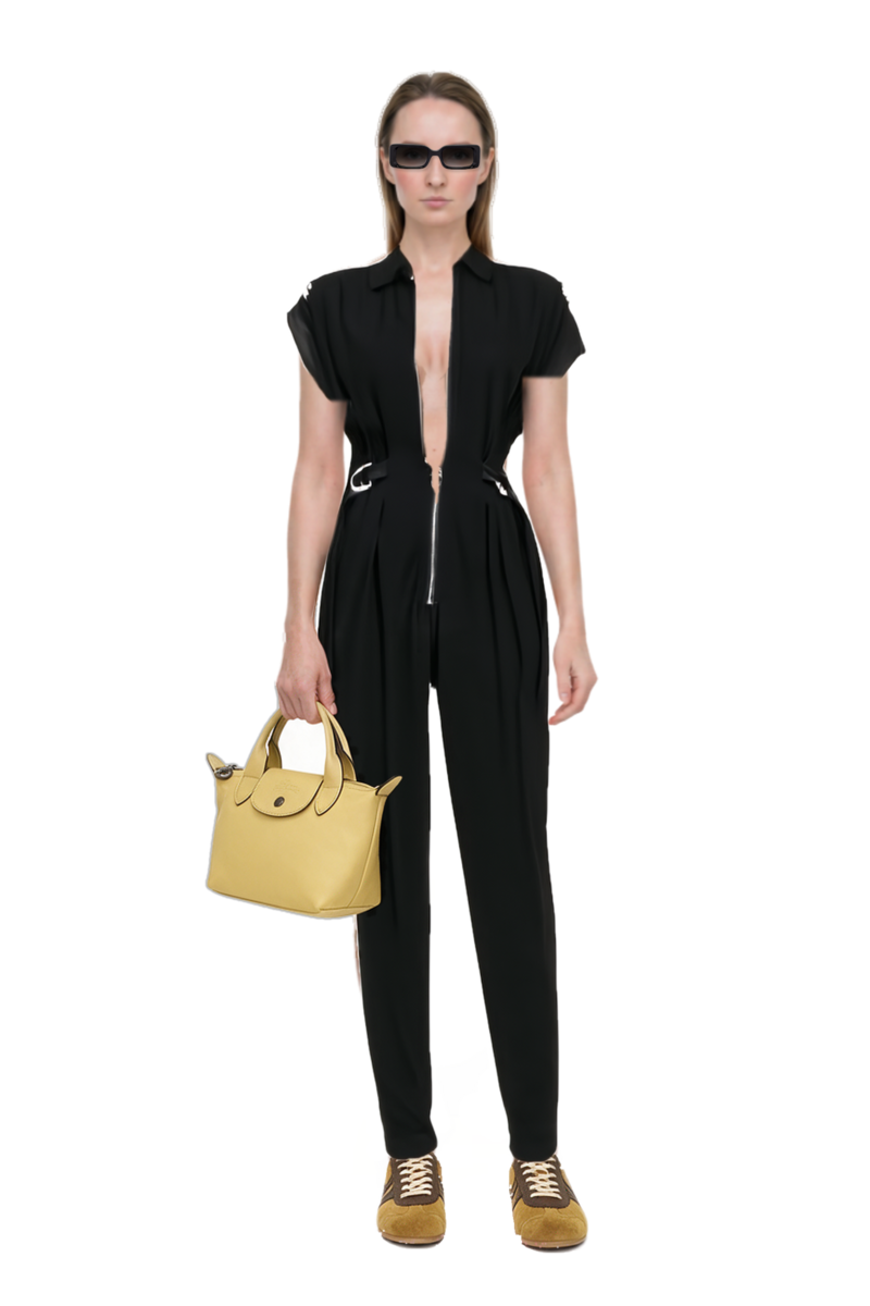Outfit le pliage xtra xs handbag and suede sneakers