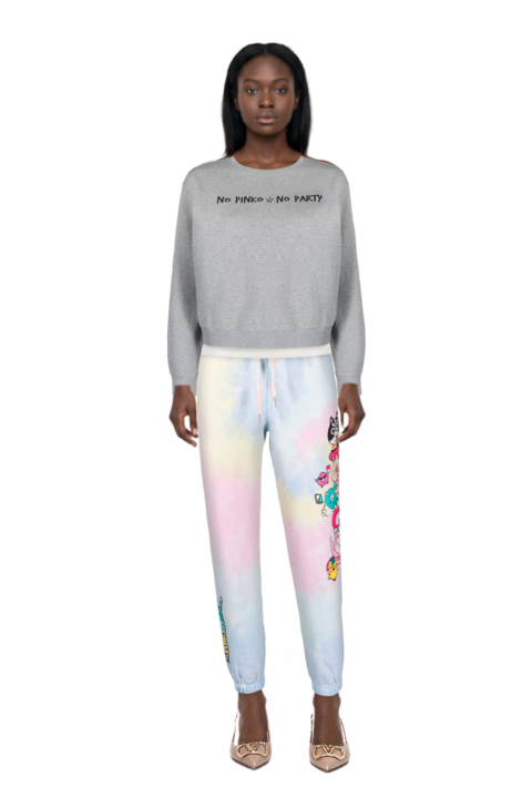 Outfit vlogo signature slingback pumps and pinko sweatshirt