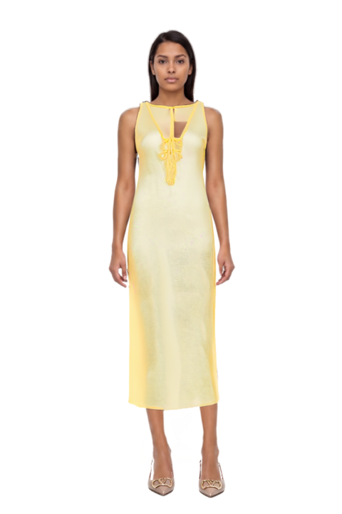 Outfit vlogo signature slingback pumps and signature crochet beach dress