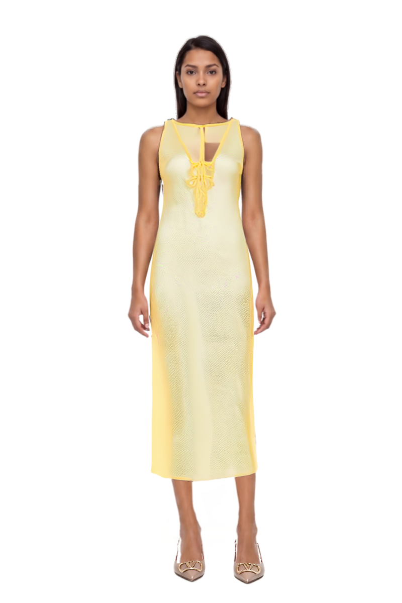 Outfit vlogo signature slingback pumps and signature crochet beach dress
