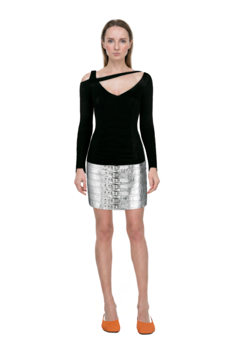 Outfit pinko top and 23 skirt