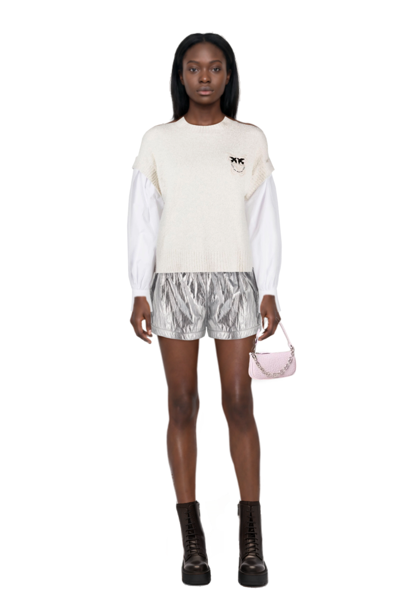 Outfit pinko shorts and pinko sweater