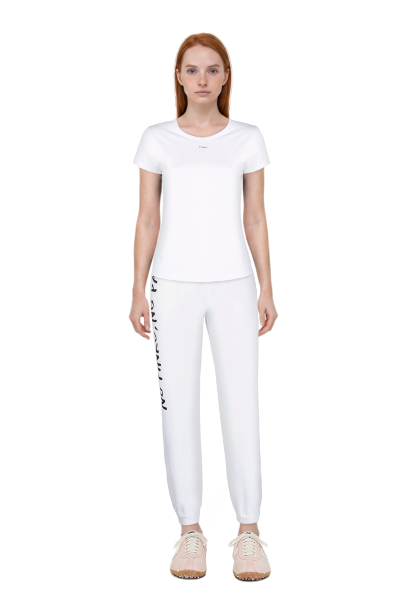 Outfit x jacquemus moon shoe sneakers and pinko t-shirt