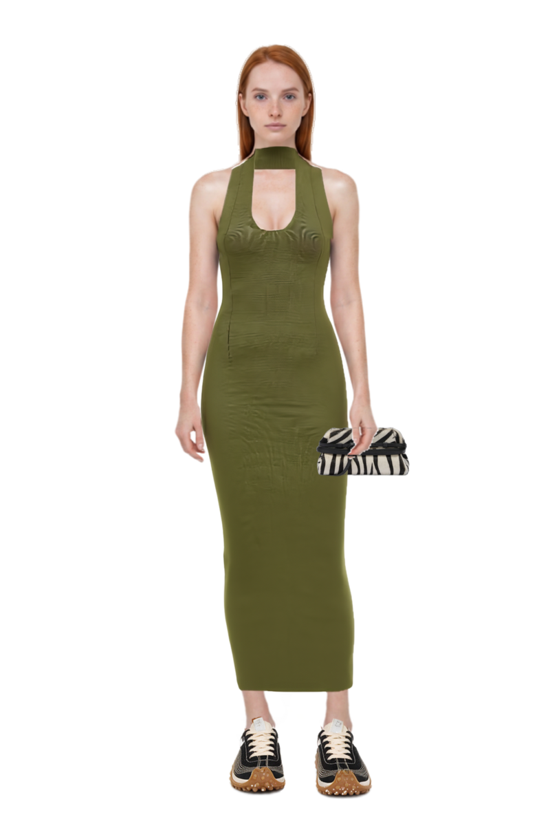 Outfit mahi dress and mesh mirage sneakers