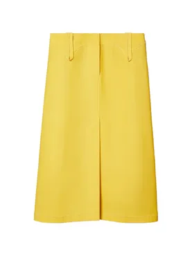 Tory Burch waxed canvas skirt