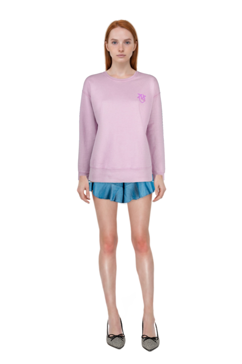 Outfit scarlett 50 pumps and pinko sweatshirt