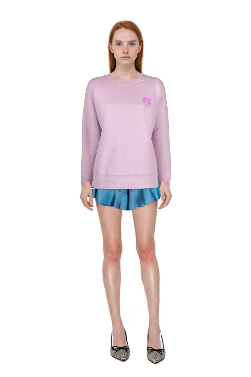 Outfit scarlett 50 pumps and pinko sweatshirt