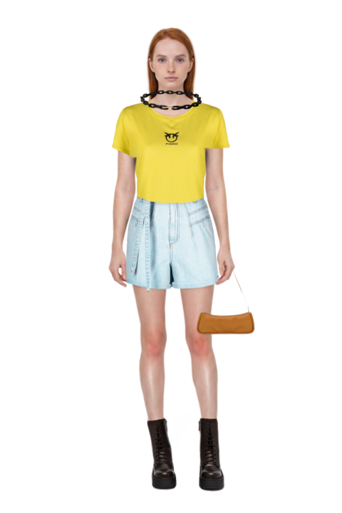 Outfit charm chain choker necklace and looong m shoulder bag