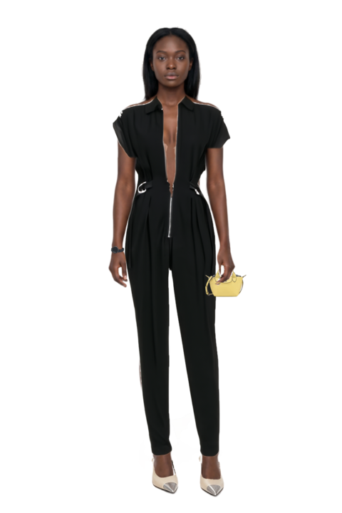 Outfit le pliage xtra xs handbag and cassandre-plaque pumps
