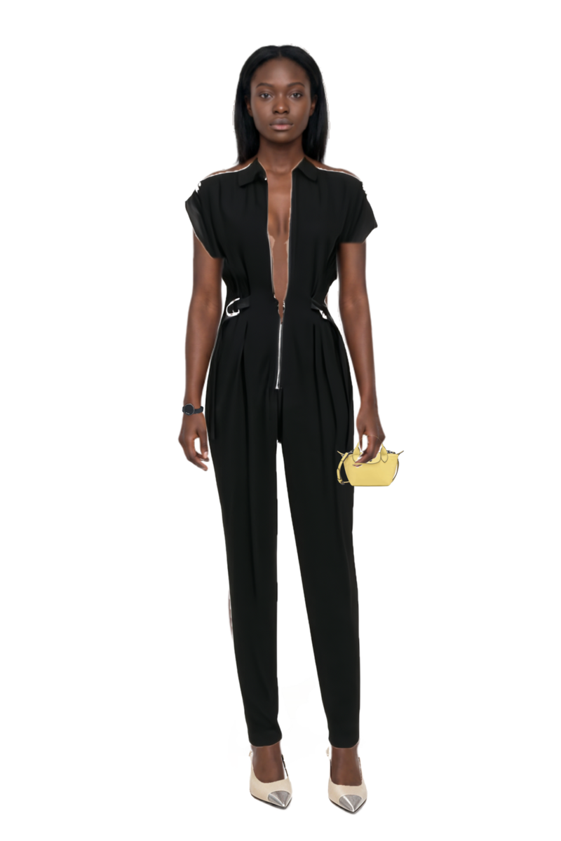 Outfit le pliage xtra xs handbag and cassandre-plaque pumps