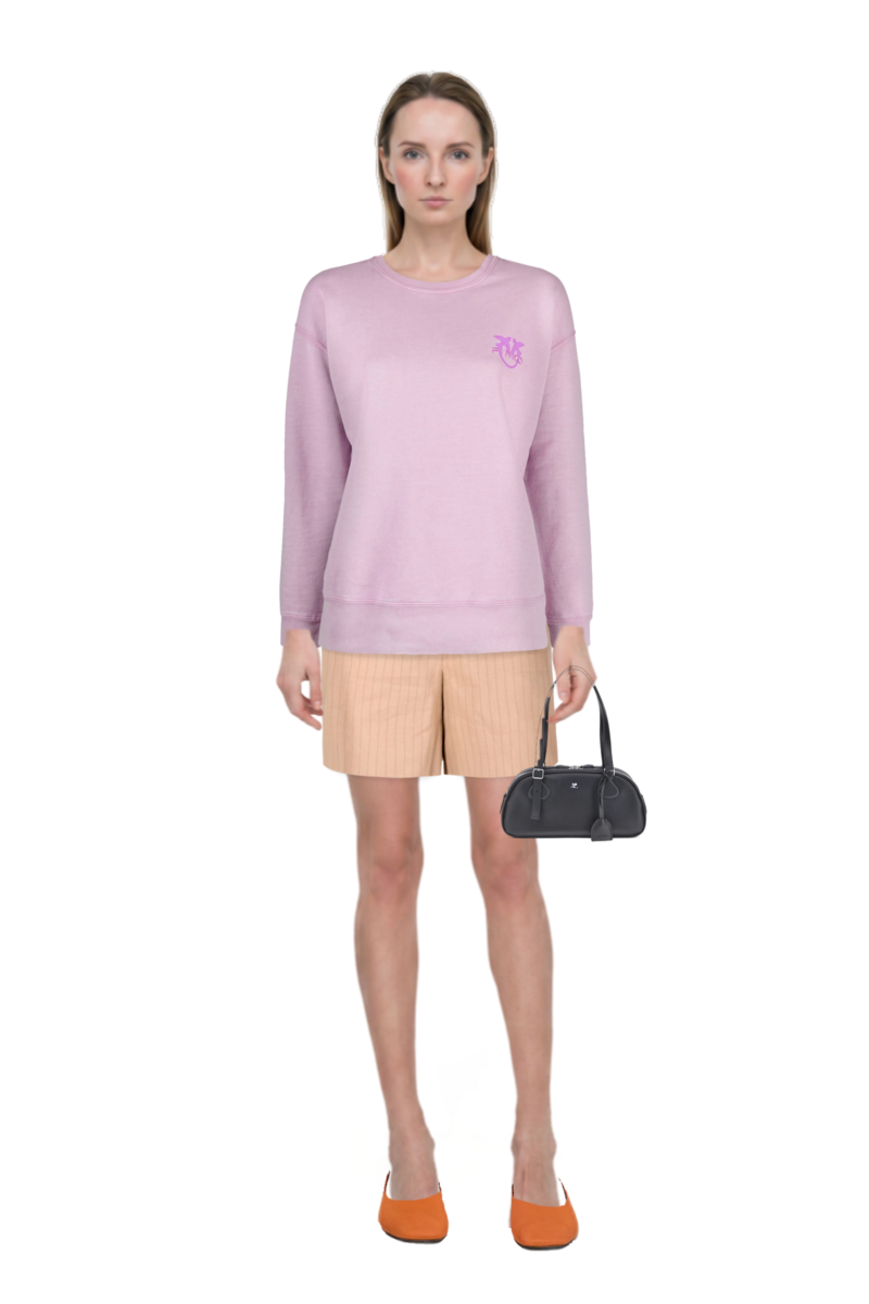 Outfit medium friday curved tote bag and pinko bermuda shorts