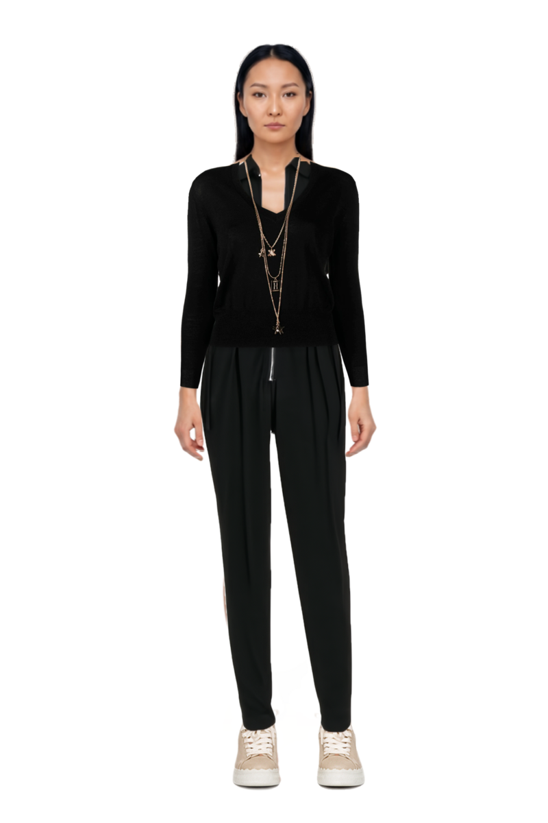 Outfit pinko sweater and pinko jumpsuit