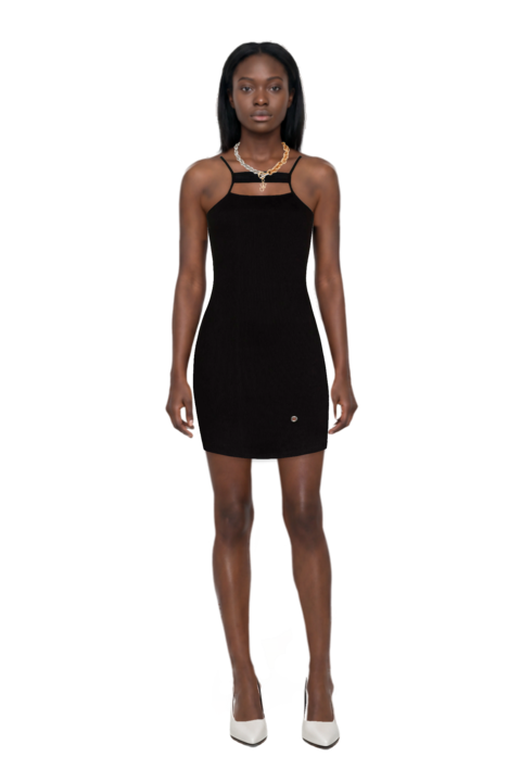Outfit fame leather pumps and 23 dress