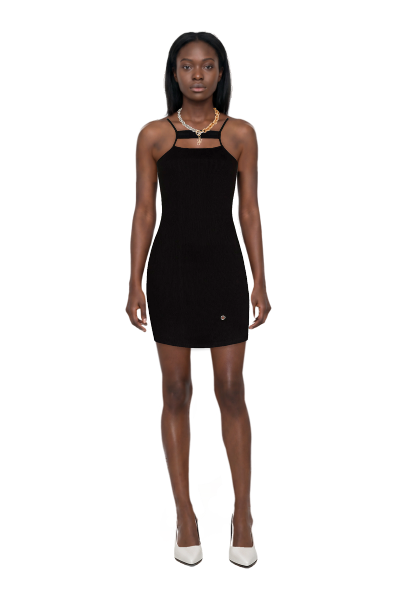 Outfit fame leather pumps and 23 dress