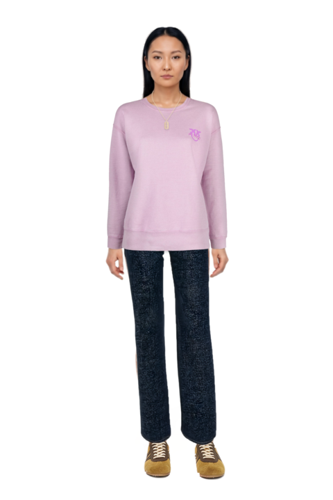 Outfit suede sneakers and dane wide-leg jeans