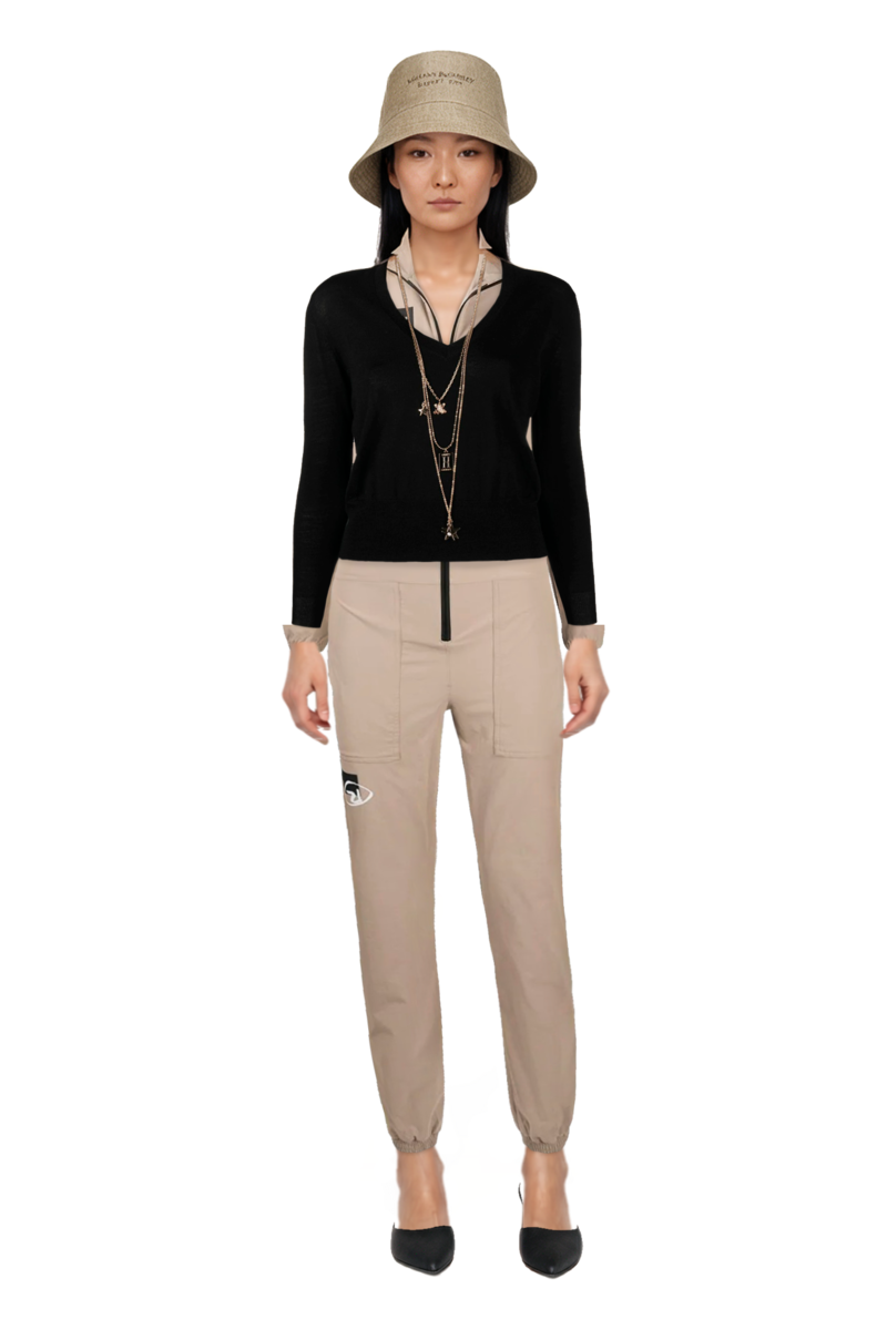 Outfit le cœur pointed-toe mules and pinko sweater