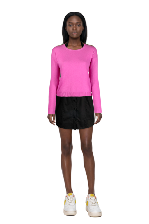 Outfit air force 1 '07 lx "white/phantom/pearl white/yell" sneakers and pinko sweater