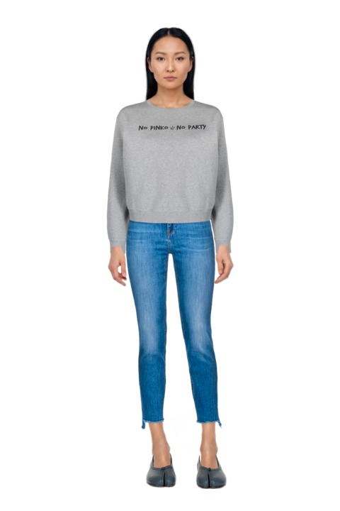 Outfit tabi ballet flats and pinko sweatshirt