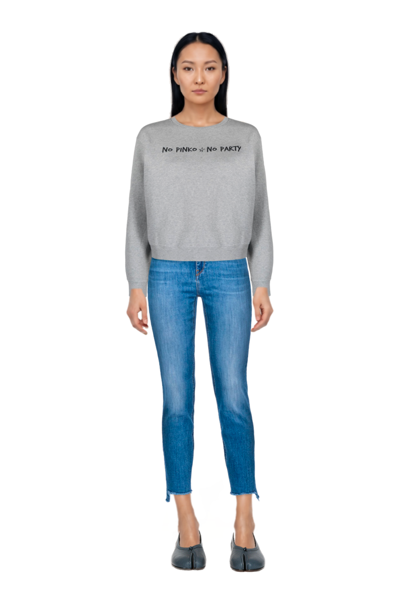 Outfit tabi ballet flats and pinko sweatshirt