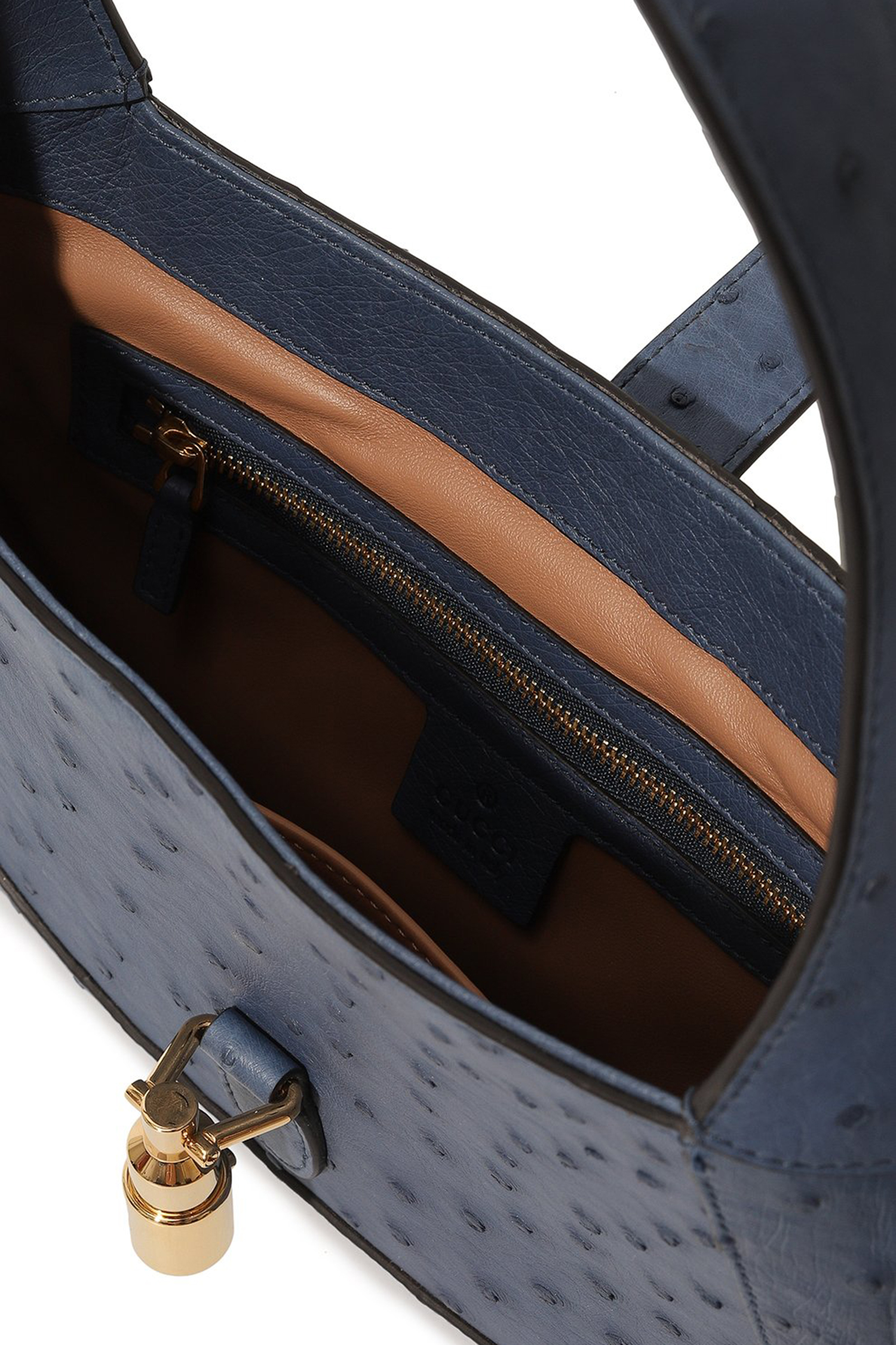 GUCCI Jackie 1961 small ostrich leather bag