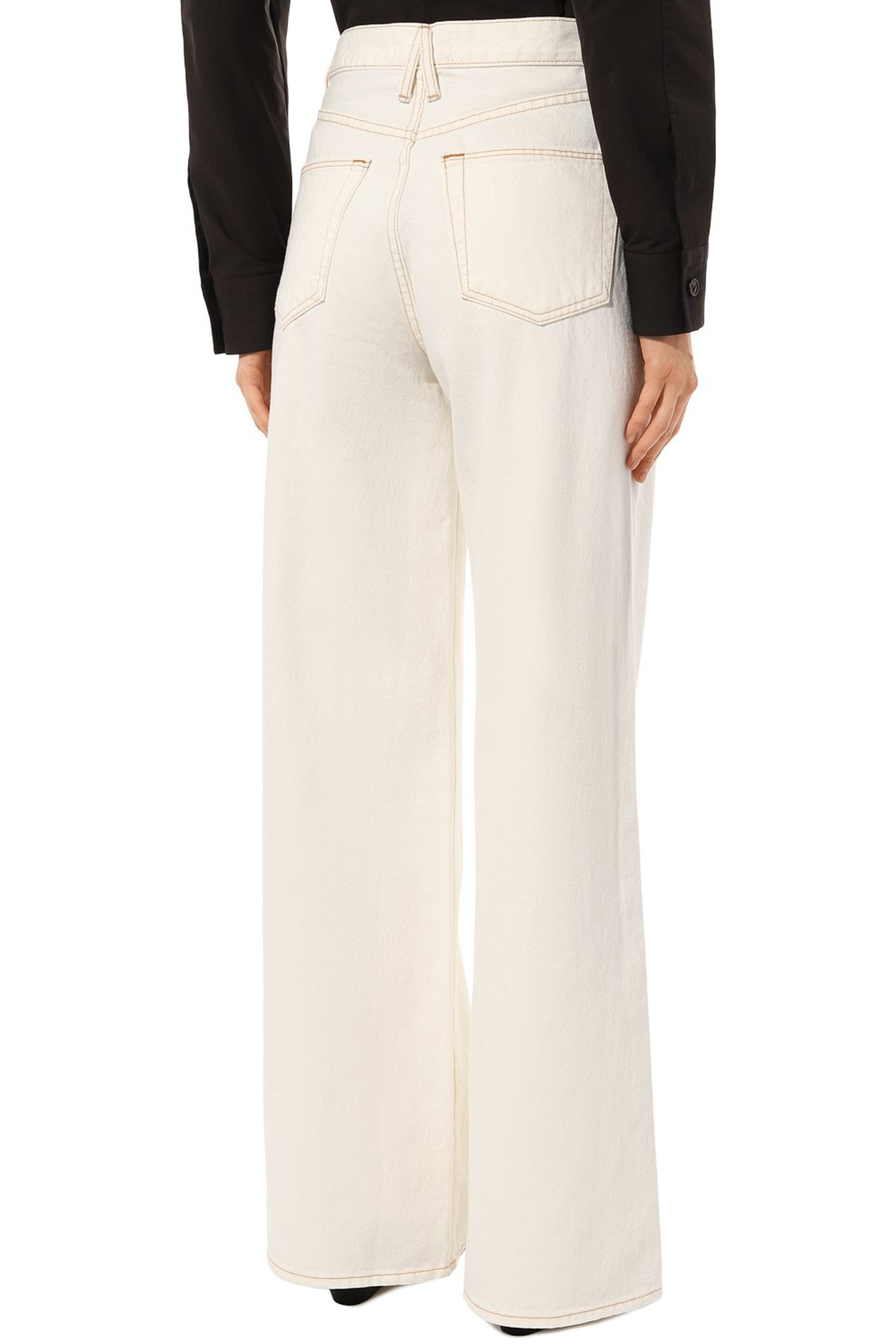 SLVRLAKE Milk jeans with contrast stitching