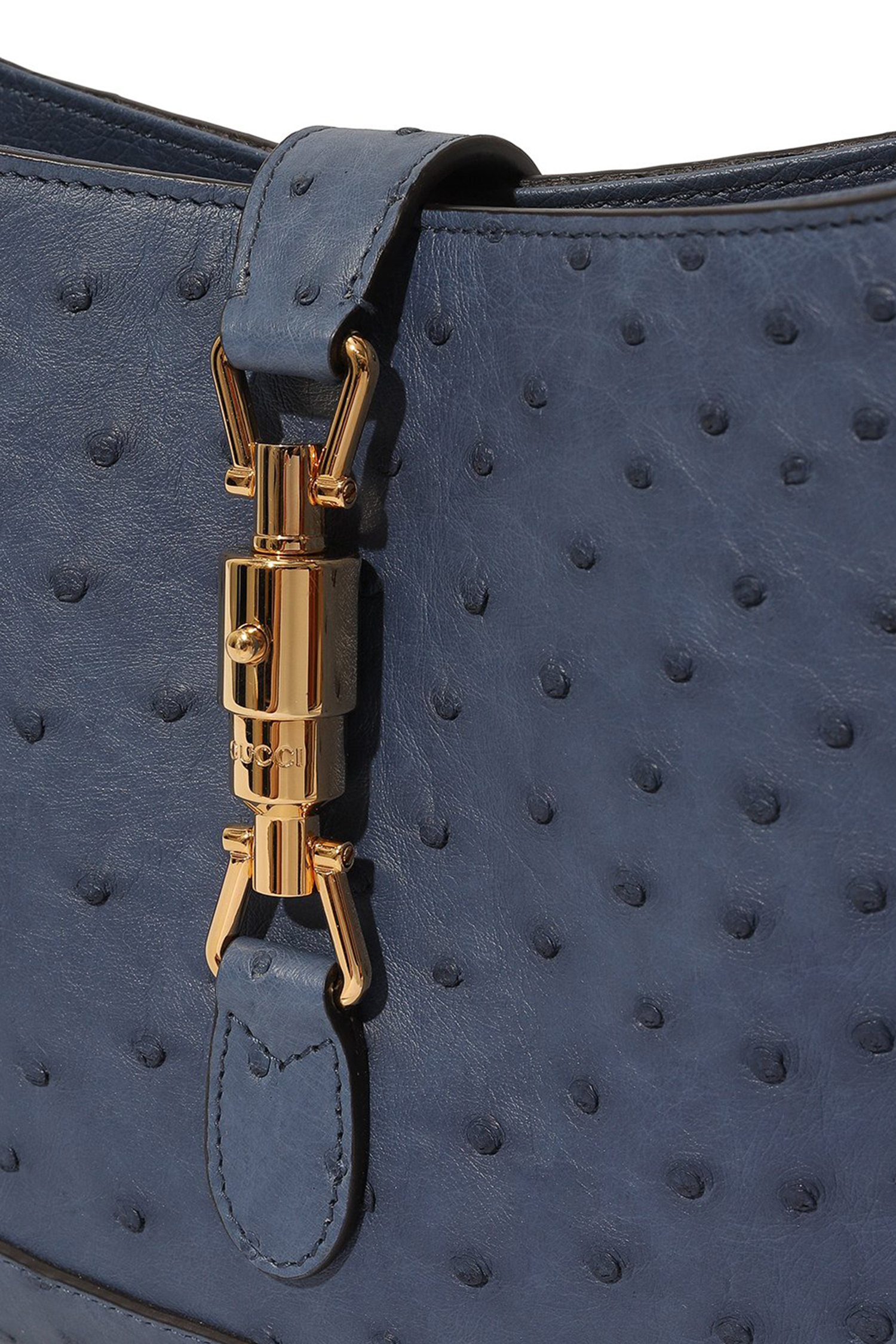 GUCCI Jackie 1961 small ostrich leather bag