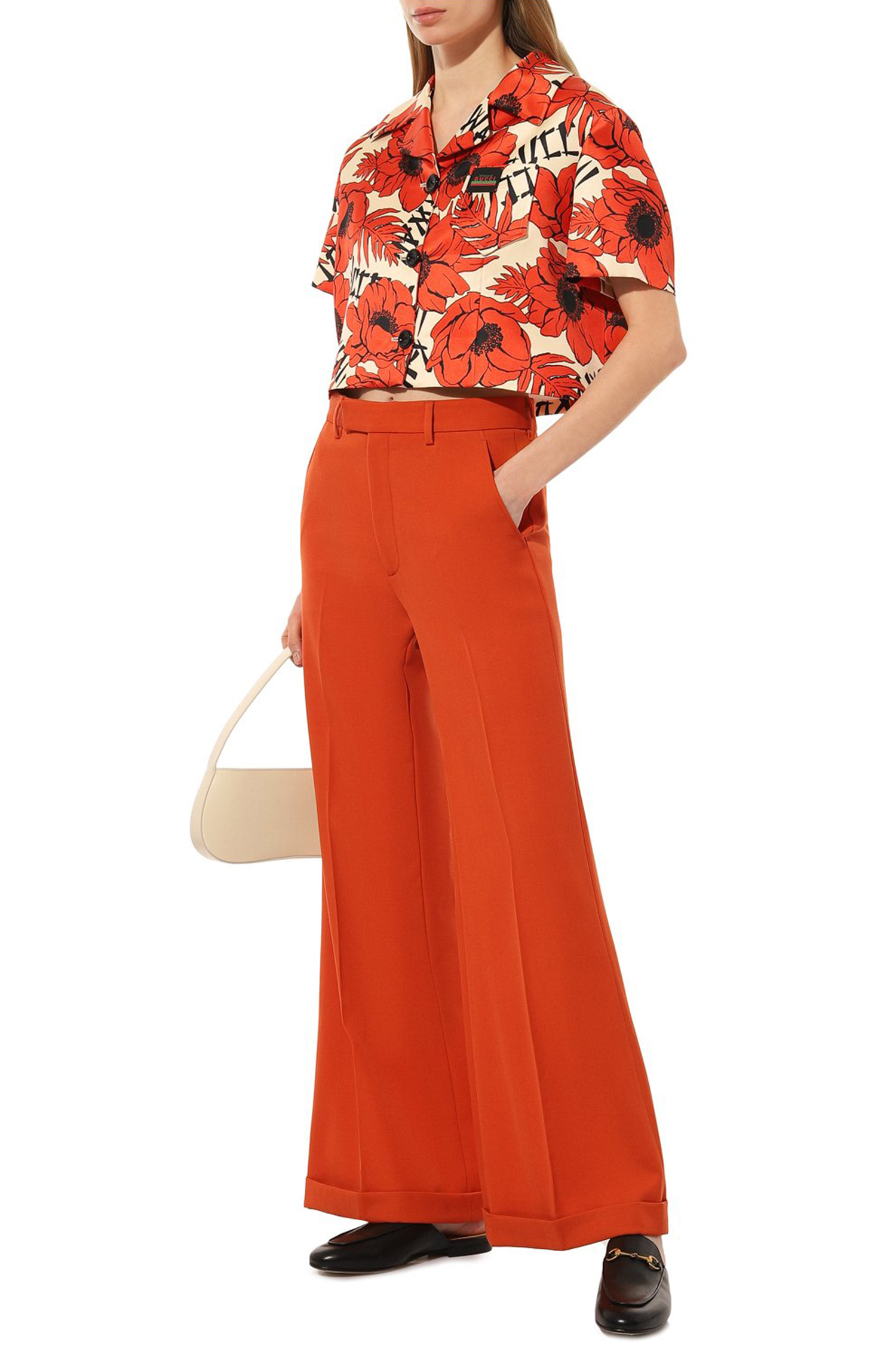 GUCCI Woolen pants placket