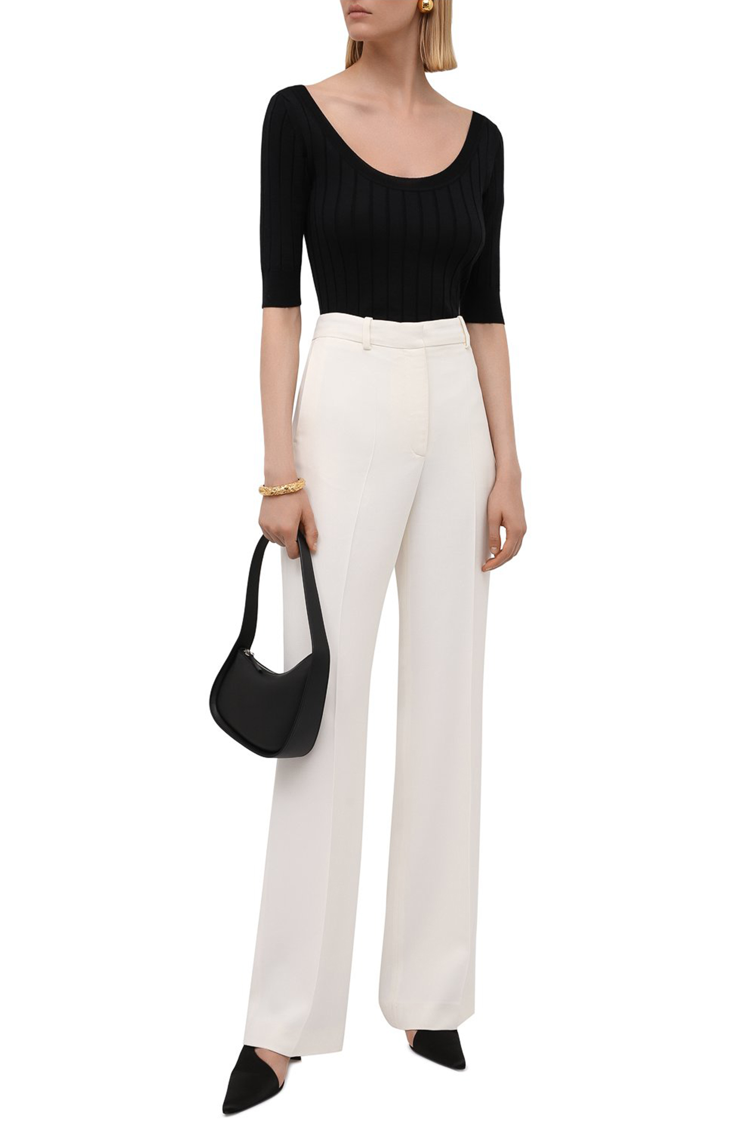 THE ROW Wool and silk pullover